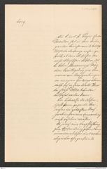 k.k. naturhistorisches Hofmuseum, Intendanzakten 1885-1896 (Hauer), Aktenzahl Z.519.a/1890, Seite 1